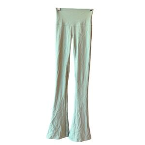Lululemon Align High Rise Mini Flare Pant‎ Leggings Sage Green Nulu Size 2